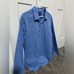 Express Light Blue Classic fit XL button down